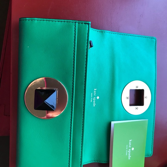 Kate spade emerald green wallet - Picture 3 of 4